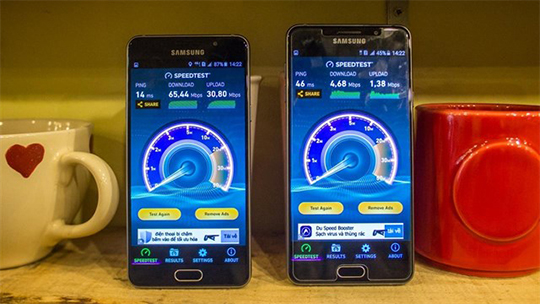 So sánh tốc độ 4G và 3G